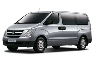 Hyundai H1 van for group tours in Bhutan