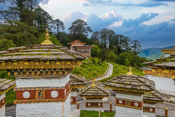 Dochula Pass chortens scenic tour